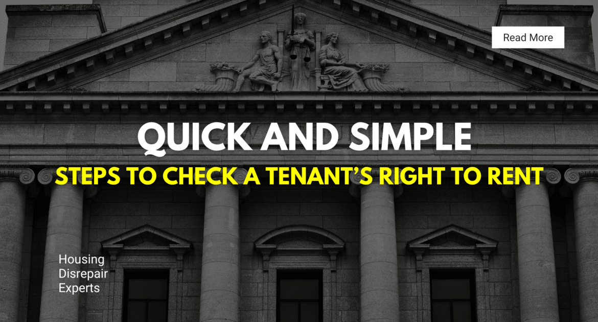 Check a Tenants Right to Rent