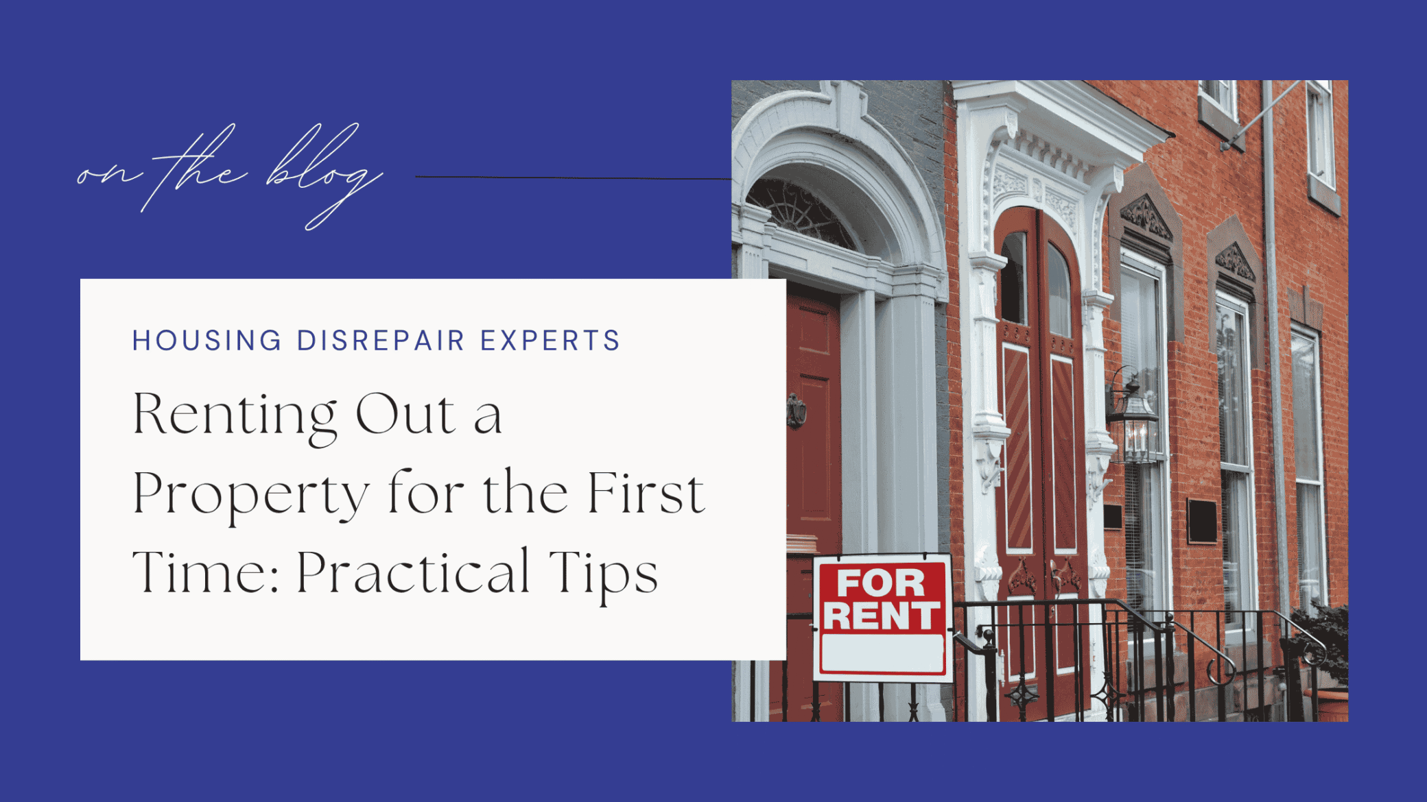 Renting Out a Property for the First Time